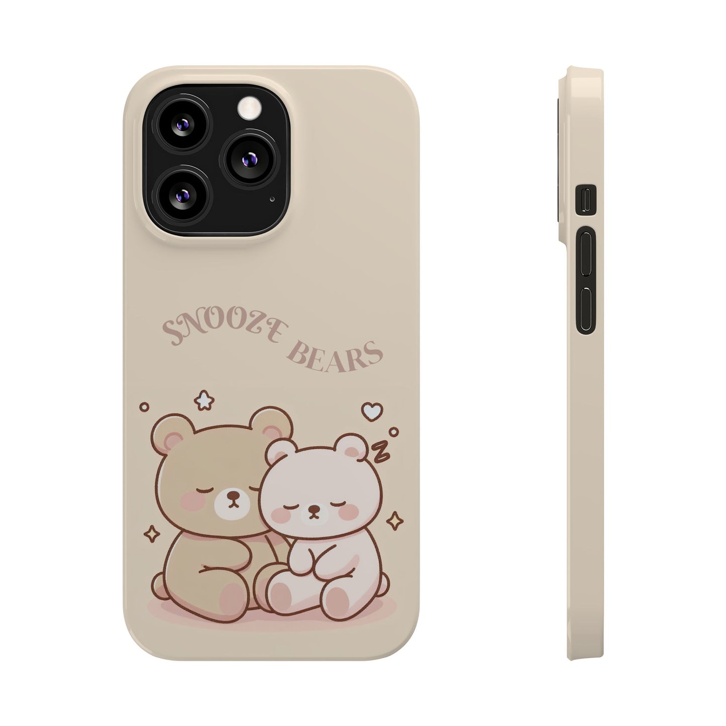 Snooze Bears | Slim Phone Case - Caseadia