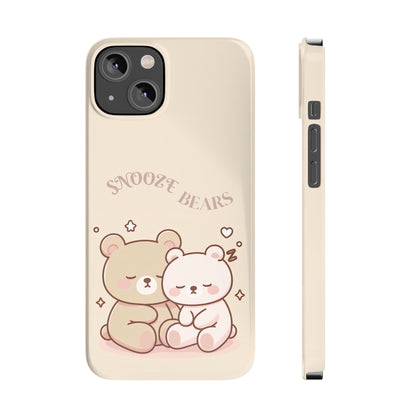 Snooze Bears | Slim Phone Case - Caseadia