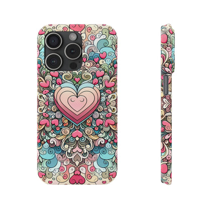 Colorful Hearts | Slim - Caseadia