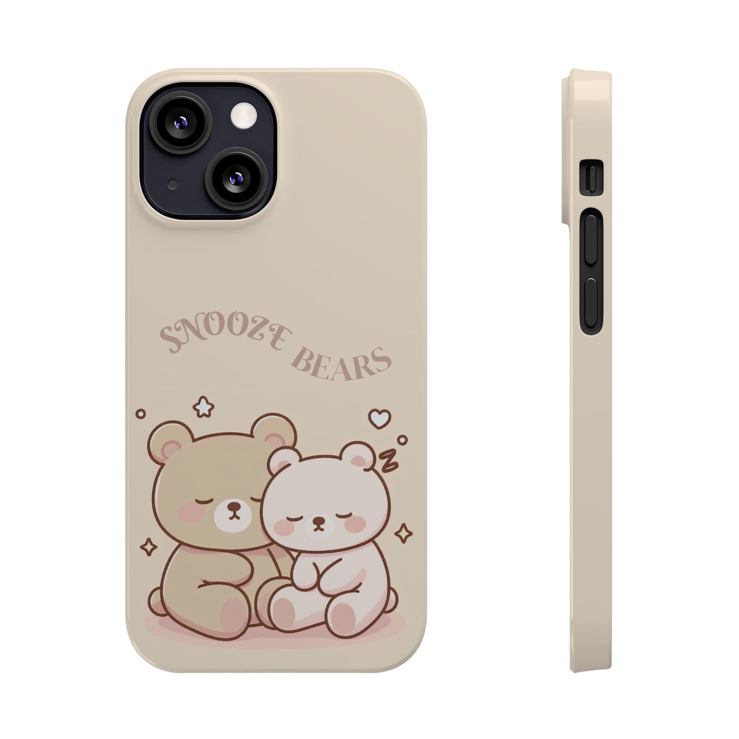 Snooze Bears | Slim Phone Case - Caseadia