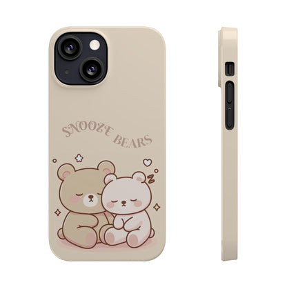 Snooze Bears | Slim Phone Case - Caseadia