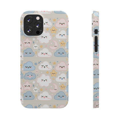 Snooze Clouds | Slim Phone Case - Caseadia