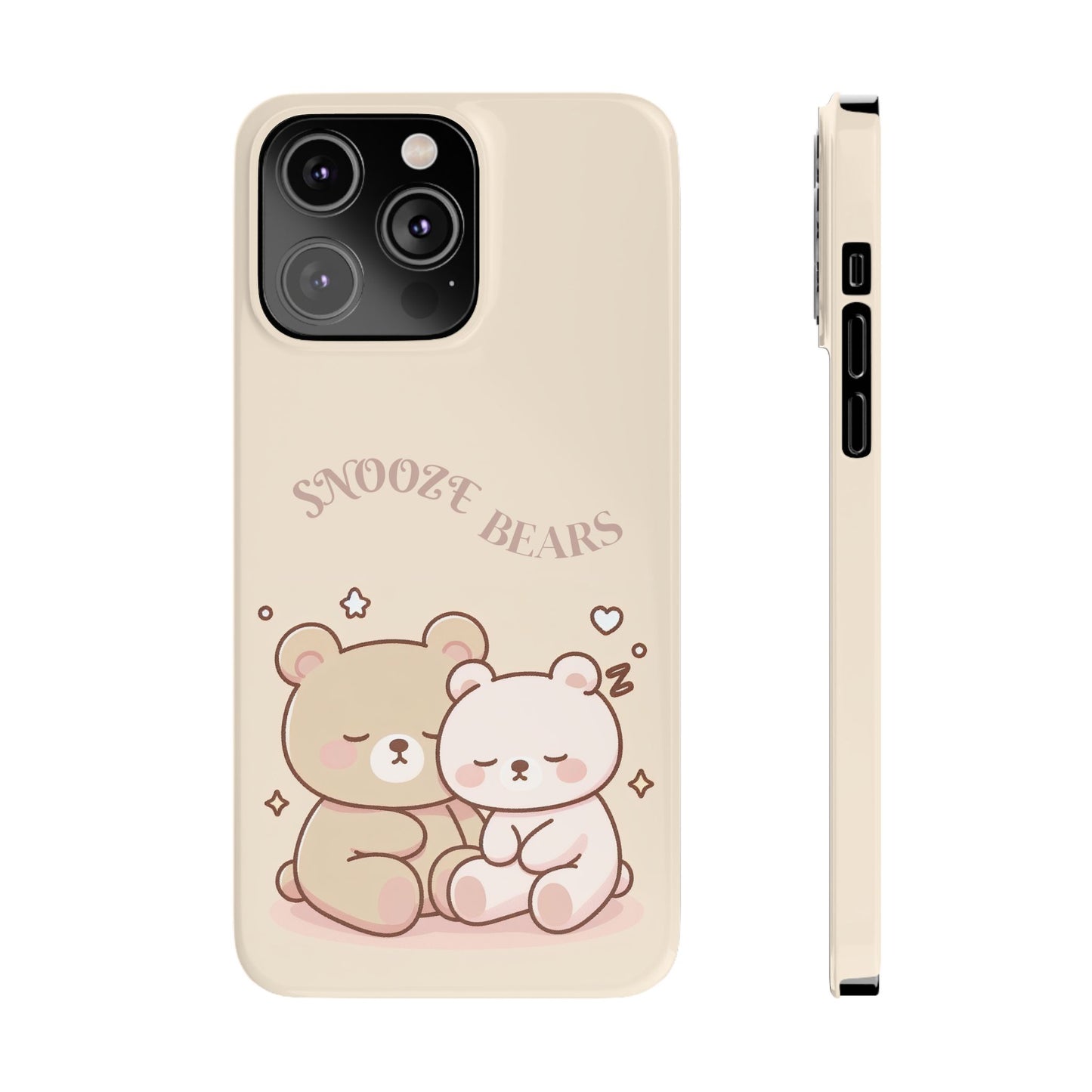 Snooze Bears | Slim Phone Case - Caseadia
