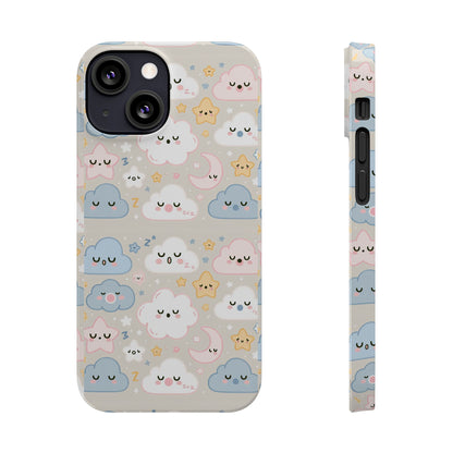 Snooze Clouds | Slim Phone Case - Caseadia