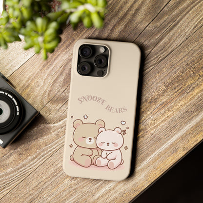 Snooze Bears | Slim Phone Case - Caseadia