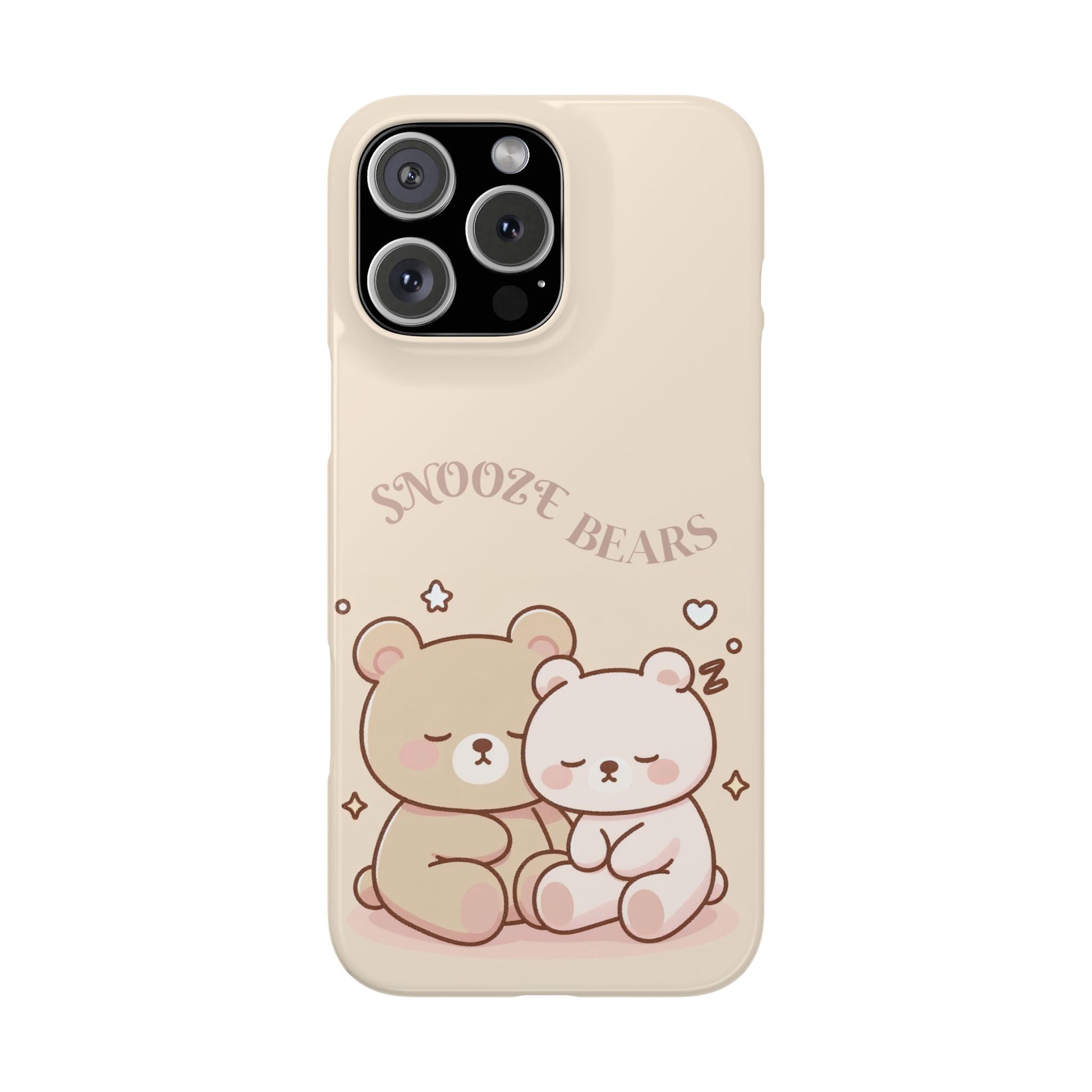Snooze Bears | Slim Phone Case - Caseadia