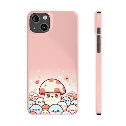 Mushie Shrooms | Slim Phone Case - Caseadia