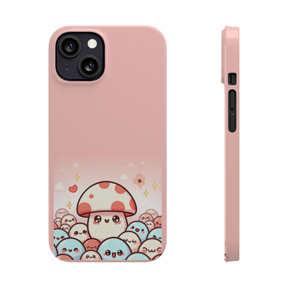 Mushie Shrooms | Slim Phone Case - Caseadia