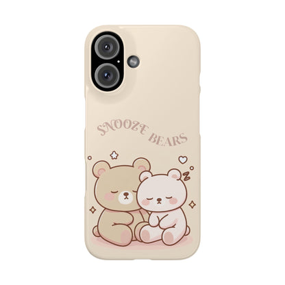 Snooze Bears | Slim Phone Case - Caseadia