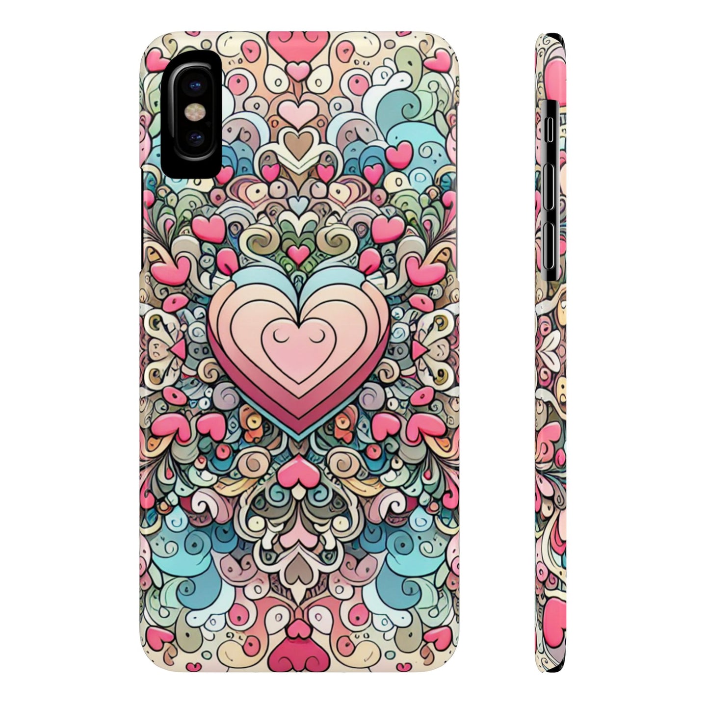Colorful Hearts | Slim - Caseadia