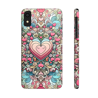 Colorful Hearts | Slim - Caseadia