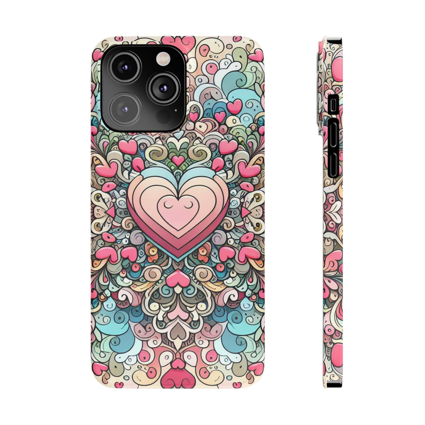Colorful Hearts | Slim - Caseadia