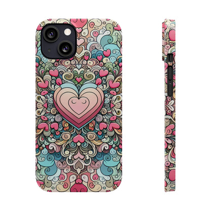 Colorful Hearts | Slim - Caseadia