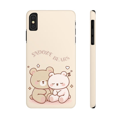 Snooze Bears | Slim Phone Case - Caseadia