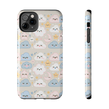 Snooze Clouds | Tough Phone Case - Caseadia